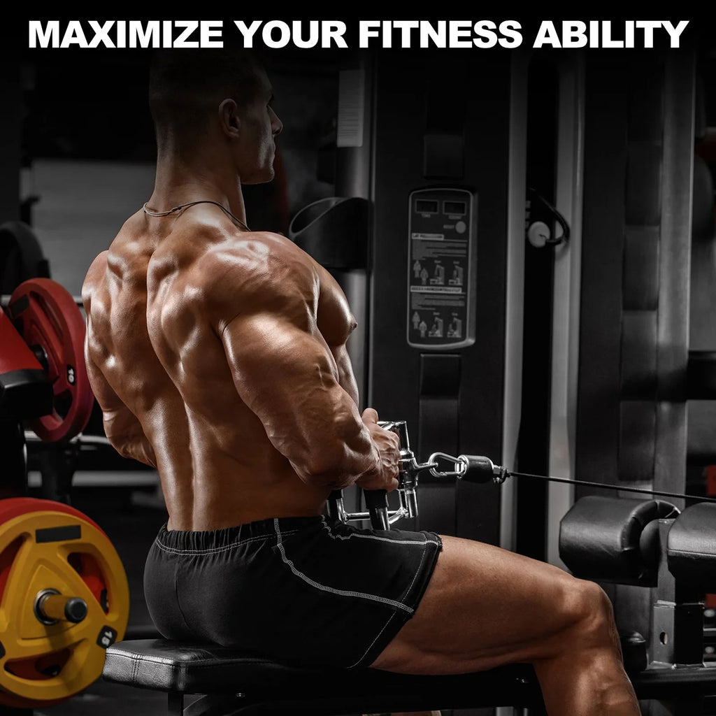 Machine Press for Attachment Down Accessories, Cable Silver Gym Tricep