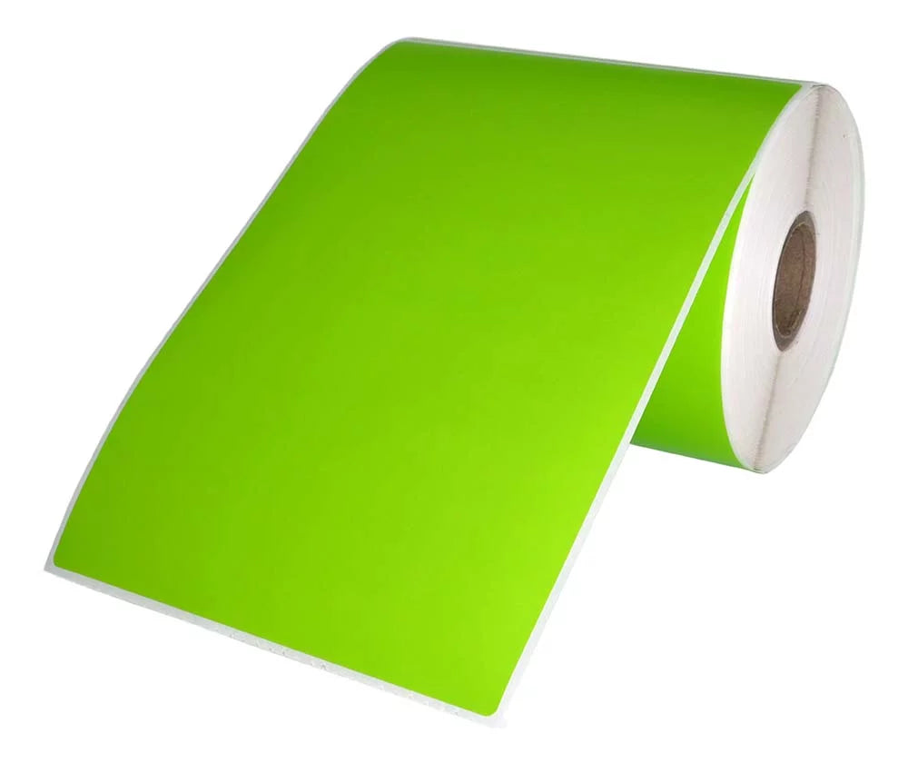 Compatible Printers GREEN Color with Label 4"x6" Thermal Shipping Rolls Direct Eltron Zebra 4