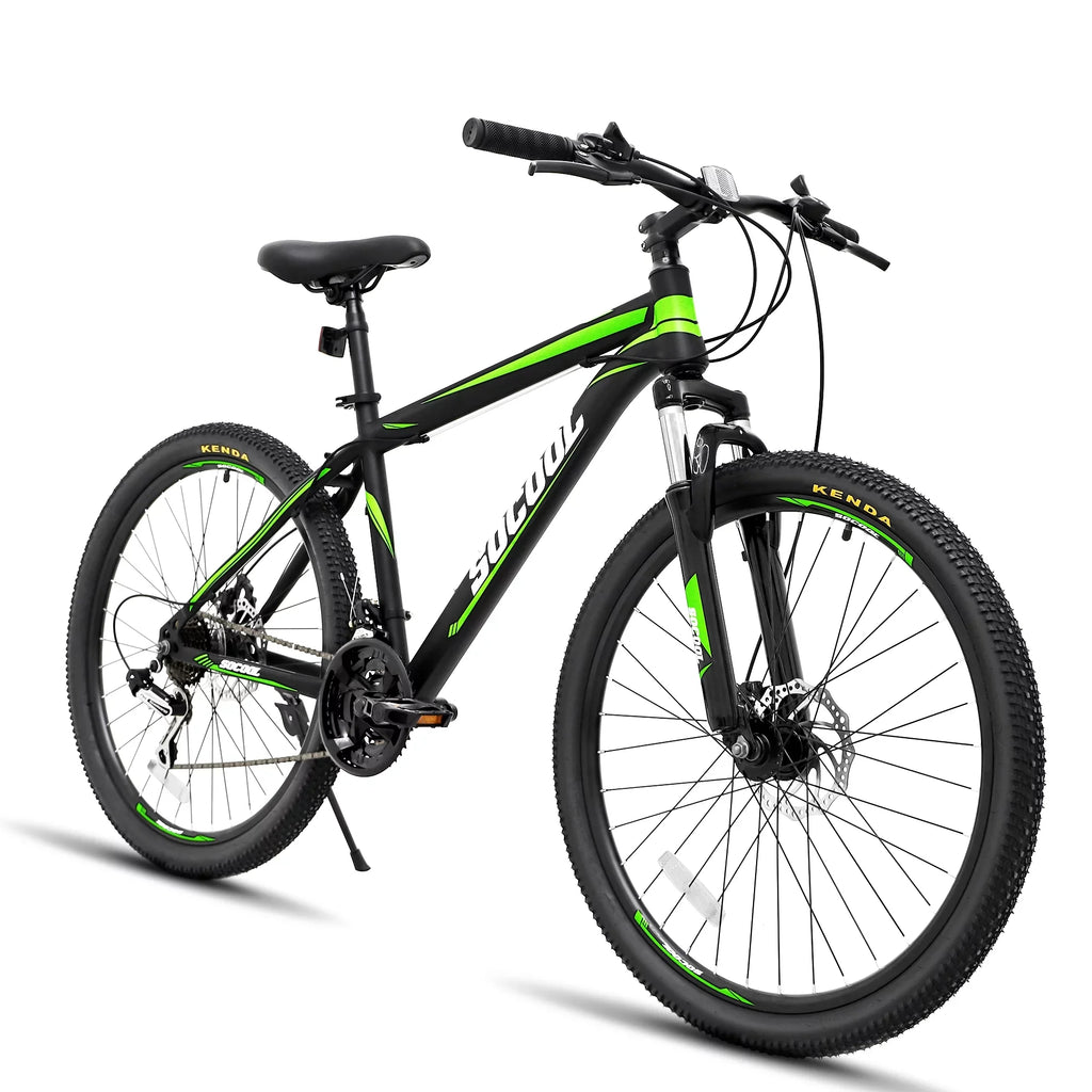 Bike 21 Black, Suspension Brake Speed Dual BK2231YZ MTB Folding Bicycle, Inches Dual 26 Bike Disc Mountain