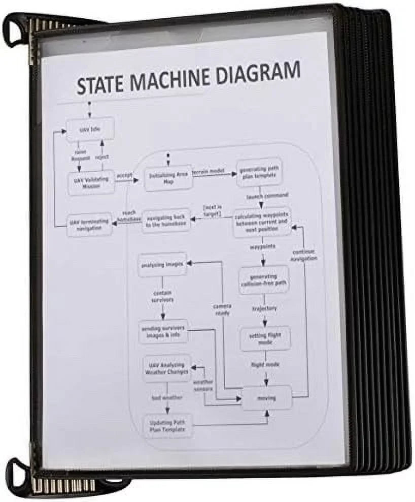 Reference Black Frame, Universal-Size Series 10 Mounted Wall (TP920307) Pockets, PRO Double-Sided Model And Professional Display Outer Viewing, Djois System,