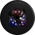 Eagle 2019 2018 Tire Cracked American Stripes Jeep Wrangler RV Backup Flames Tribal Inch 33 & JL for Spare Vintage Camera Stars Cover