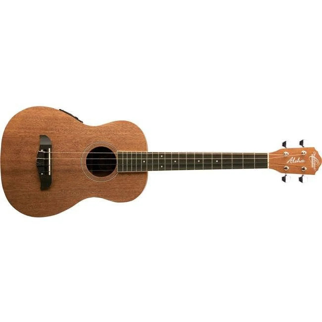 Oscar & Electric Schmidt Natural All Acoustic Mahogany Size Baritone Ukulele,