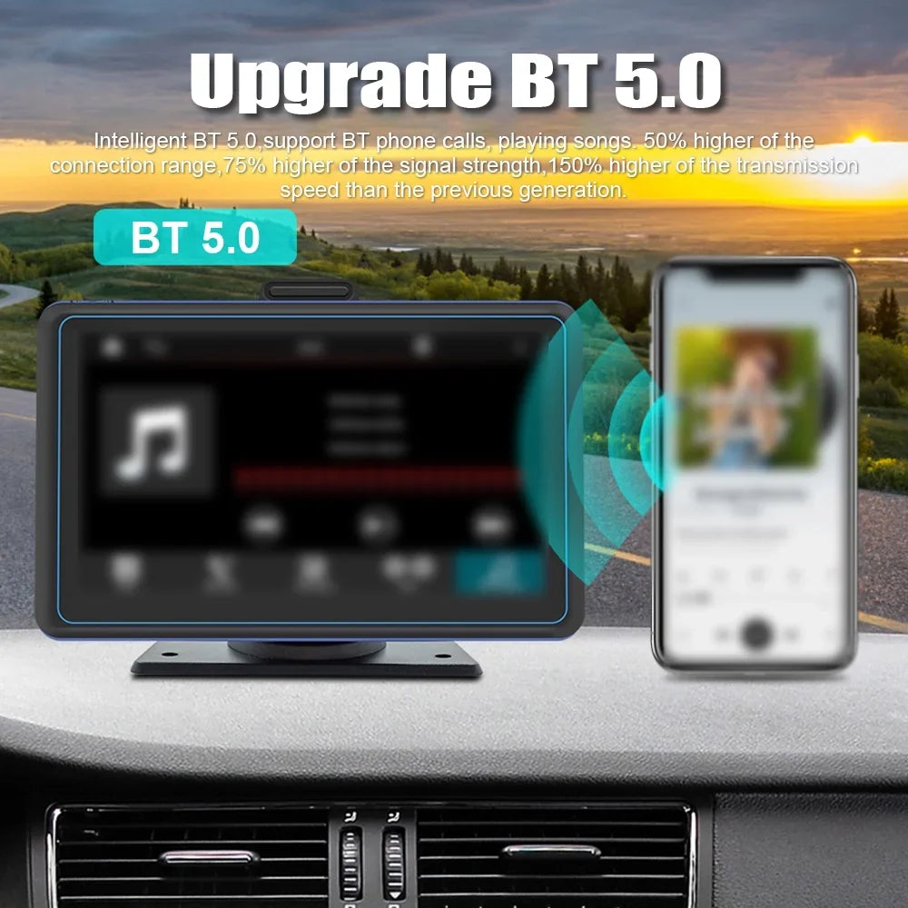 MP5 Car 5.0 Portable Car Compatible Apexeon Player BT Stereo Stereo,Camera 720P 720P Android Auto Car USB Compatible Stereo Audio 7'' Car BT Compatible 5.0 5.0 12 Dual Car Receiver USB Dual