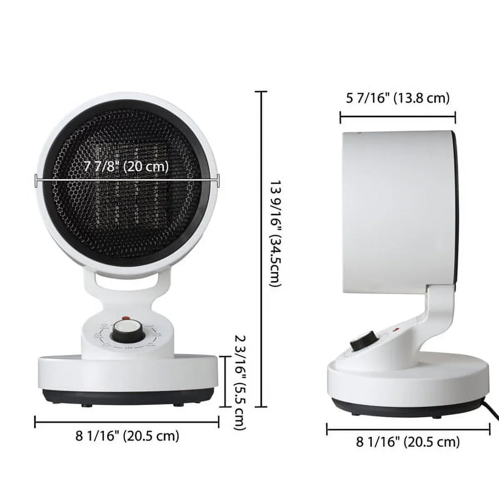 Cool modes Electric Low Heater 3 including Heat Warm High Machine and Fan, (1500W), Office for Fan,with Cool Up & Heat Heat Space Mode (900W), Cooling 2-In-1 Quick Space , (10W) Home,