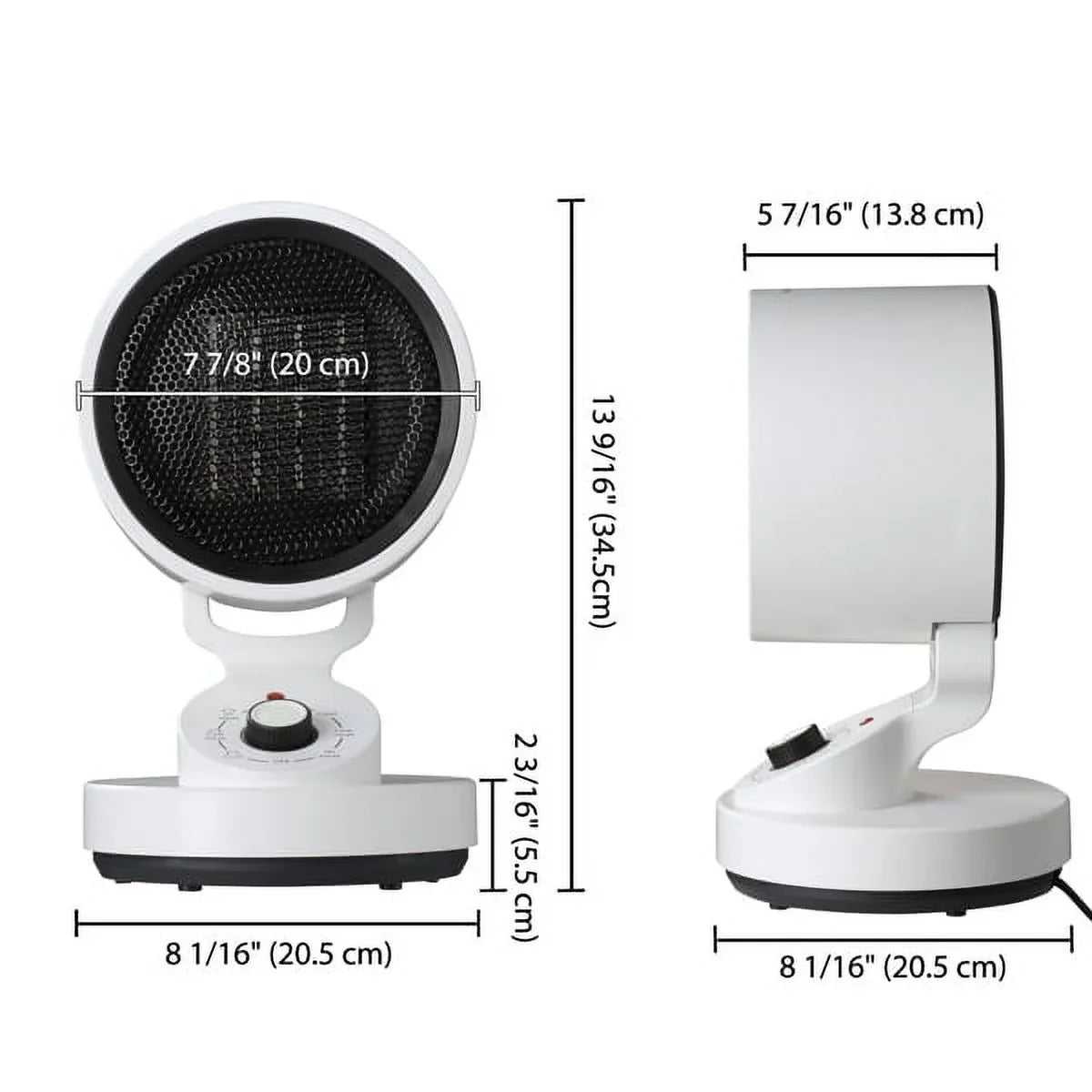 Cool modes Electric Low Heater 3 including Heat Warm High Machine and Fan, (1500W), Office for Fan,with Cool Up & Heat Heat Space Mode (900W), Cooling 2-In-1 Quick Space , (10W) Home,
