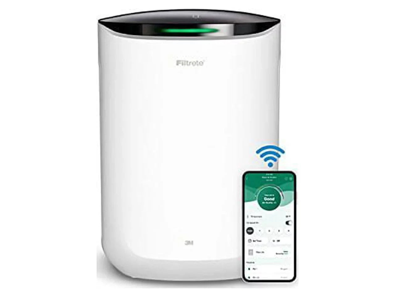 Filtrete Purifier FAPSC02N Medium Room White Smart Air 3M