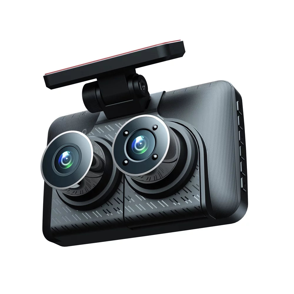 Clear Cam, Rearview Car Camcorder, Tomshoo Recording Video Dash Mirror 4in Triple Car Channel