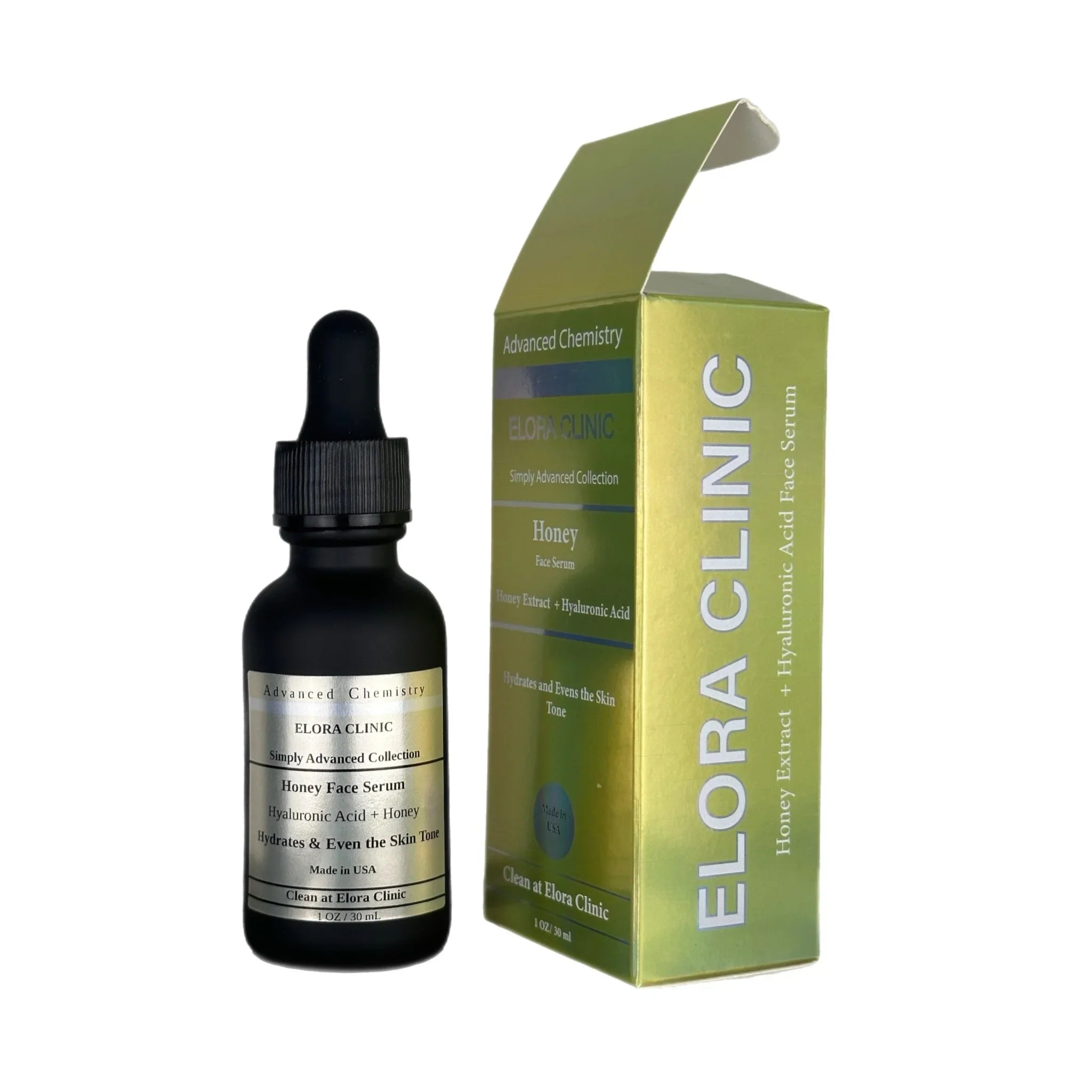 '- Hydrating Hyaluronic Honey Oil Free Elora Serum Deeply Honey Honey Based Acid Hyaluronic - + Water Acid Clinic - Serum - and