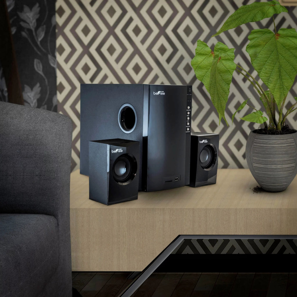 beFree Remote CA w/ System Surround Sound 5.1 Speaker Bluetooth Sound