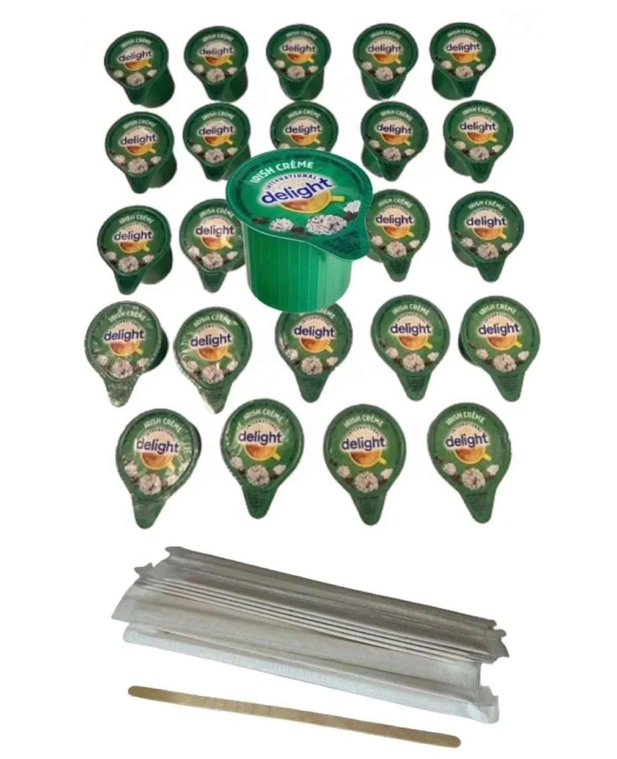 Delight Wooden Bundle 24 Crème 24 Stirs Inter Pack With Irish Singles Drink