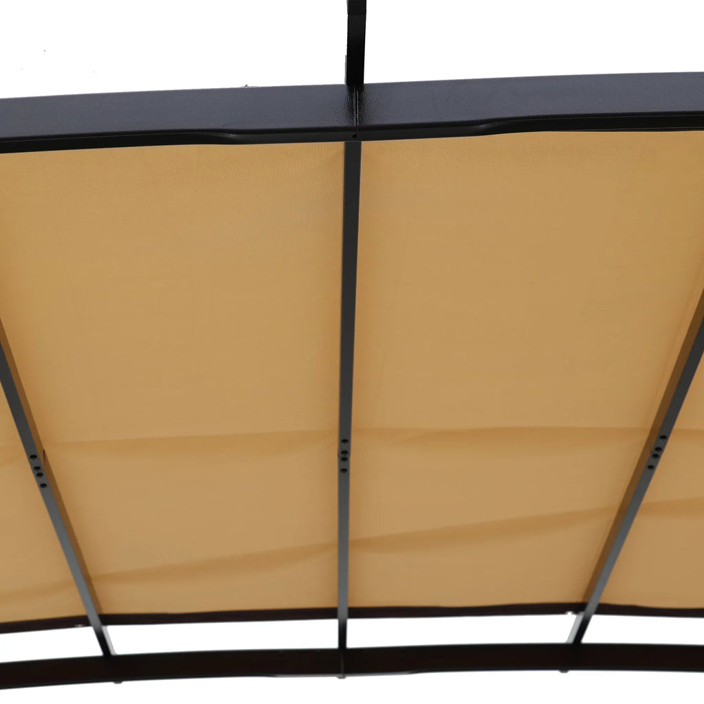 Pergola for Cover 12x9 Ft Universal Curved Outdoor Structure Canopy Replacement