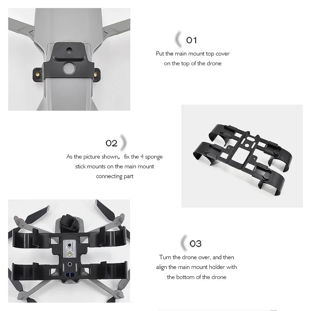Landing Extender moobody Bracket Compatible AIR 2 2S Stick Mavic kit Float Training Air Heighten Gear Holder DJI with Holder Drone