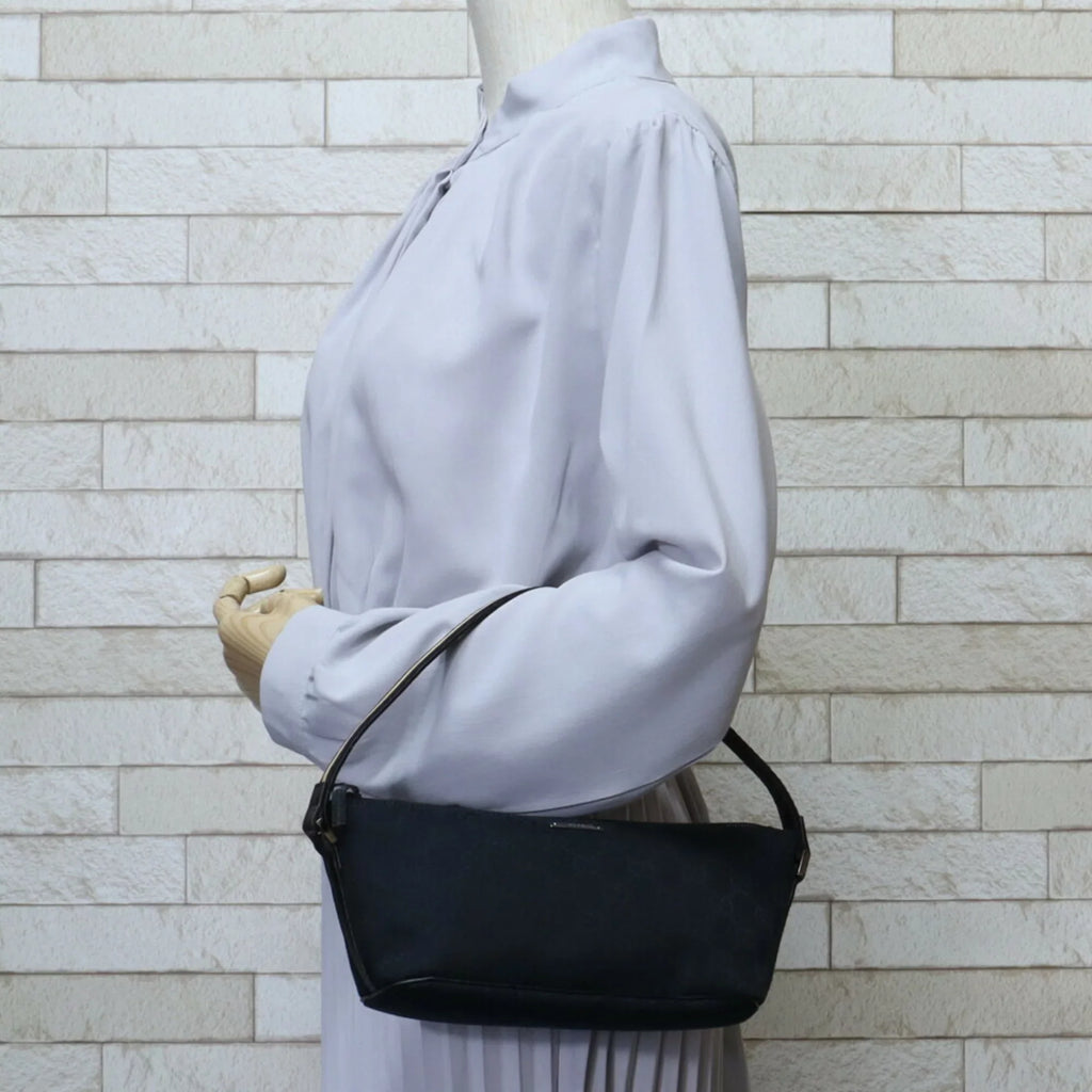 GG Gucci Pre-Owned canvas (Good) handbag sherry ladies GUCCI black