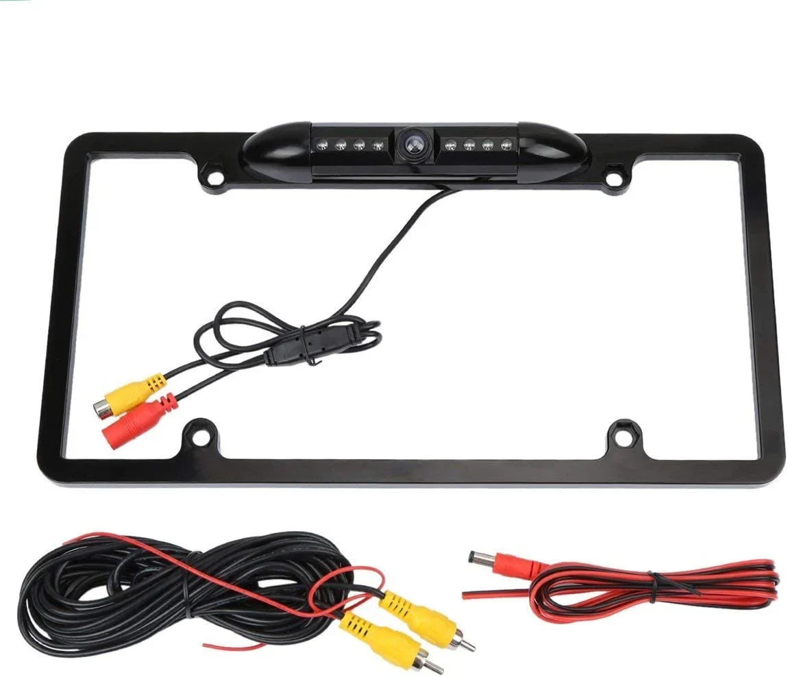 Plate Rearview DMX-125BT Kenwood DMX125BT Waterproof Black Backup for Camera License