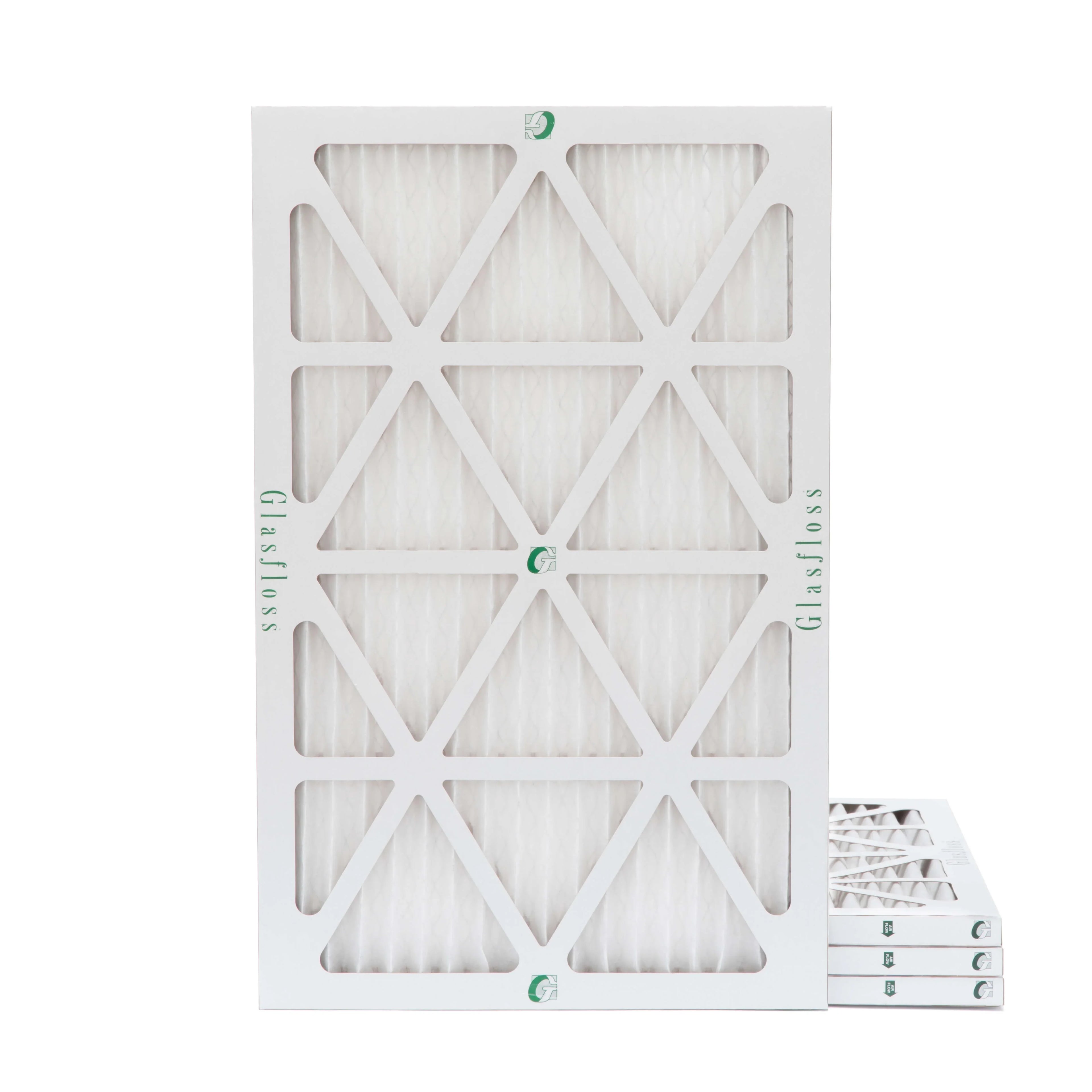 Air 12x25x1 x Box 7/8 Size: MERV ZL Exact Pleated 10 AC of 11-1/2 x Furnace Filters. 24-1/2 Glasfloss 4.