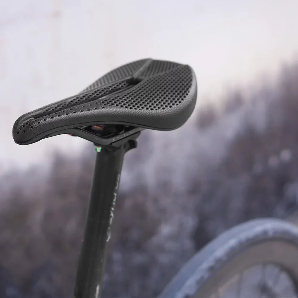 Cushion Seat Bike 3D MTB Printed Bike Cycling Road Honeycomb Comfortable Saddle