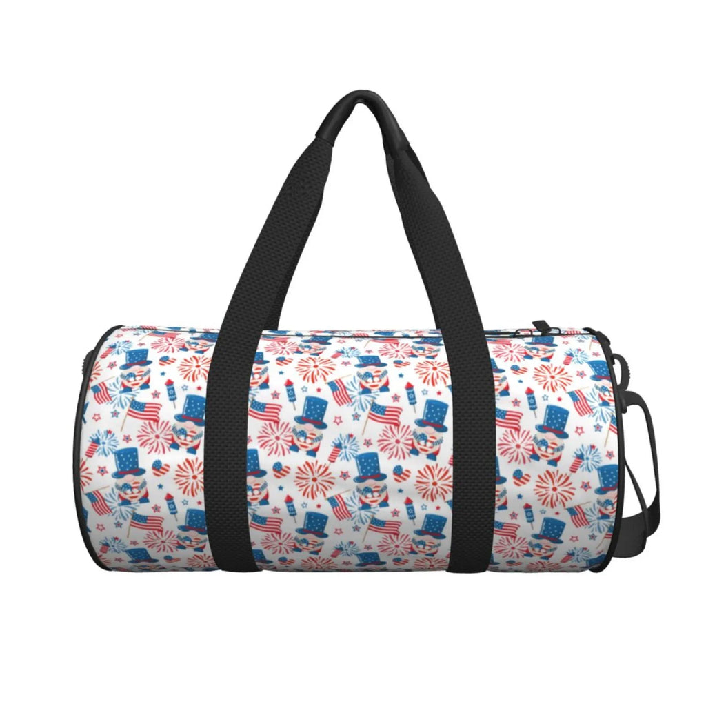 Compartment Sports with Luggage Cylinder and Travel Gnomes Gym Pocket Large Bag Bag American Bag Waterproof Coaee Capacity