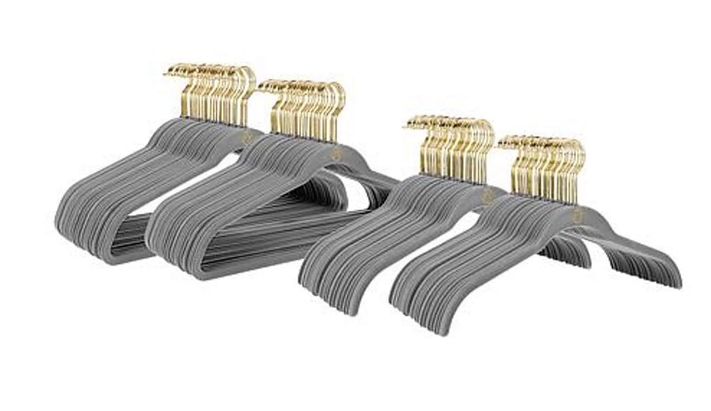 Huggable JOY Anti-Microbial 100-piece Hangers Mangano Boss Clean (Gray) Set