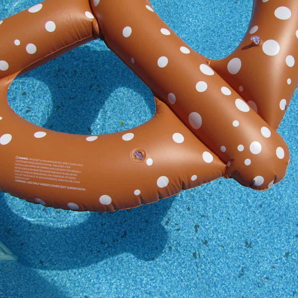 Party Toy Raft Pool Swim Float Up Decoration Water Blow Novelty Giant Pretzel Inflatable 48"