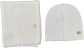 Scarf 2 White539227C0-151/G, Michael Womens And Michael One Piece Kors Set Size Hat