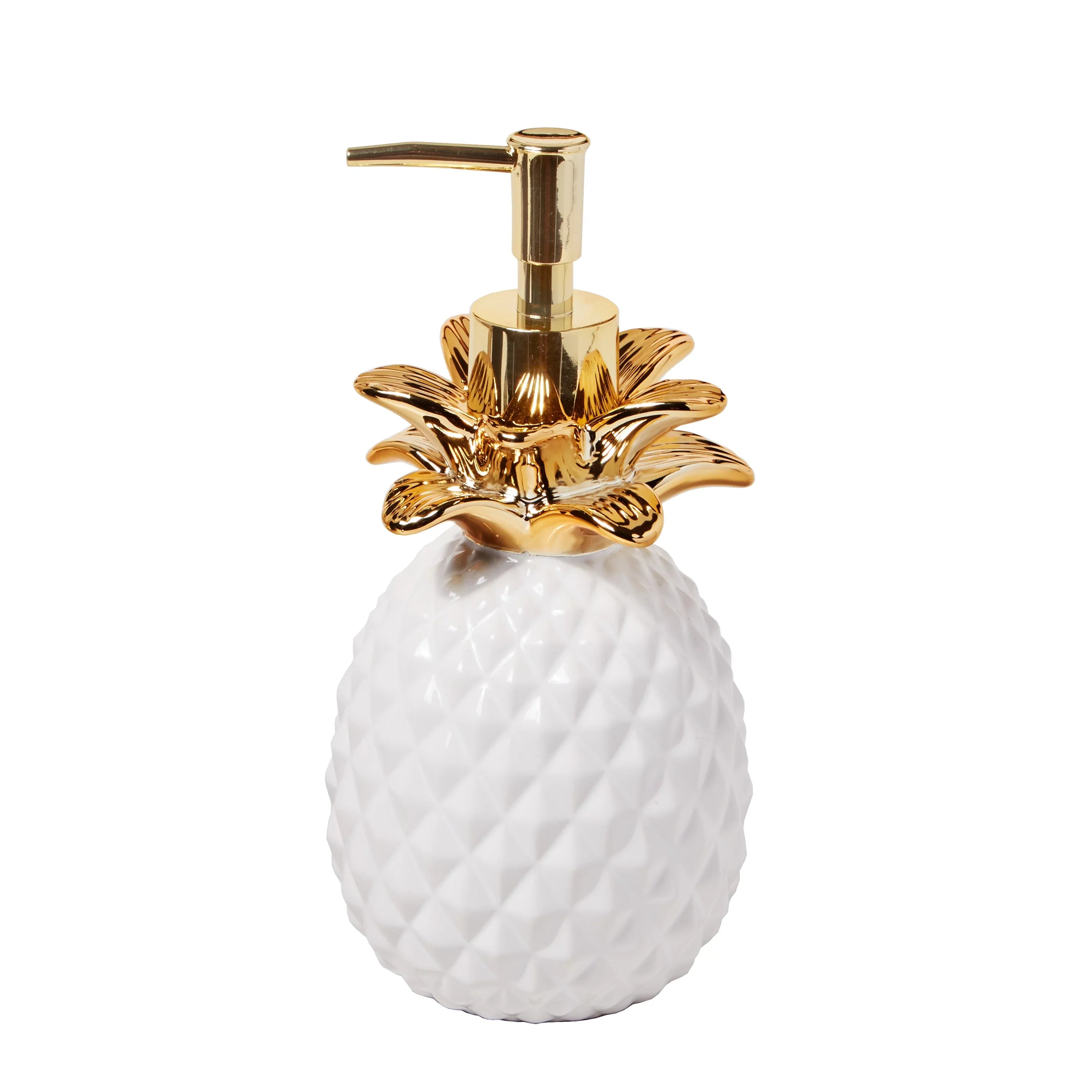 dispenser, oz. Home Gold, Gilded 14 Pineapple SKL Lotion/Soap