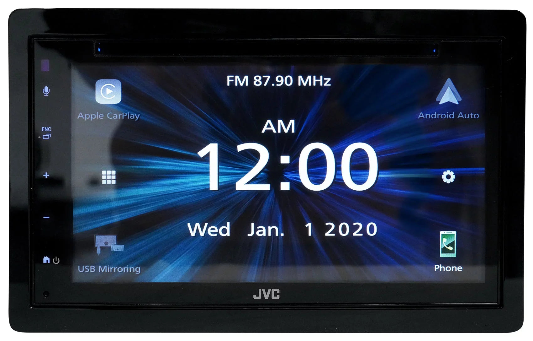 Monitor DVD Cam JVC KW-V660BT Car Receiver+Backup Carplay/Bluetooth/Android 6.8"