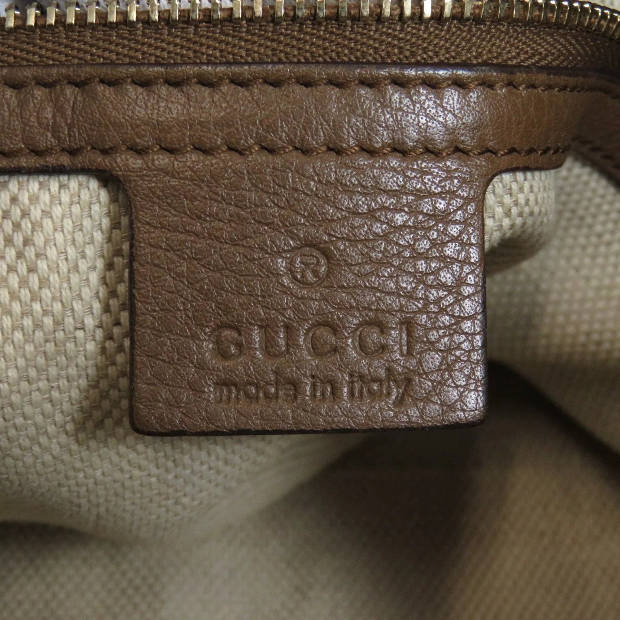 Calf Bag Gucci 308982 Chain Pre-Owned (Good) Tote Soho Ladies