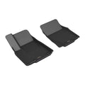compatible 3D Row 2022-2024 - MAXpider KAGU JEEP with CHEROKEE L Front (BLACK) Mat Floor GRAND