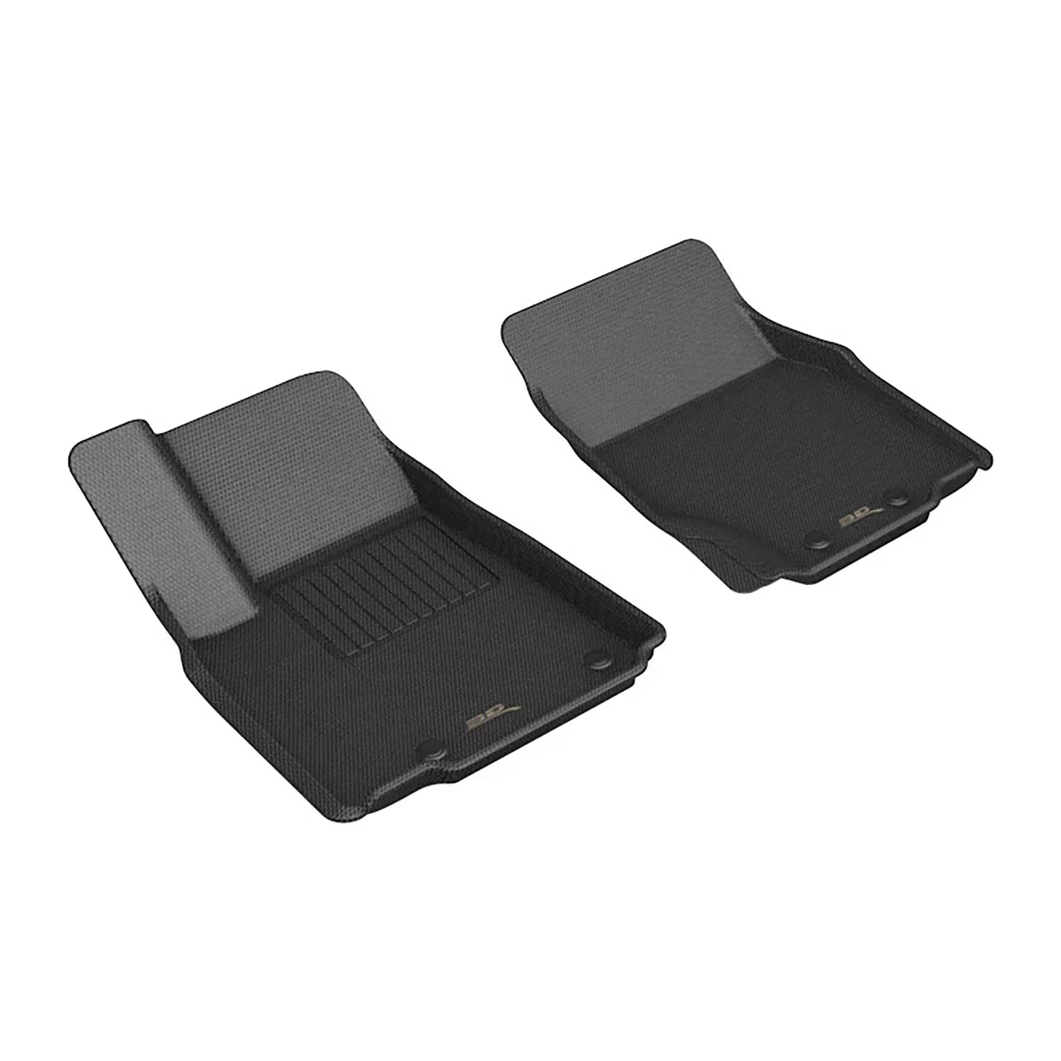 compatible 3D Row 2022-2024 - MAXpider KAGU JEEP with CHEROKEE L Front (BLACK) Mat Floor GRAND