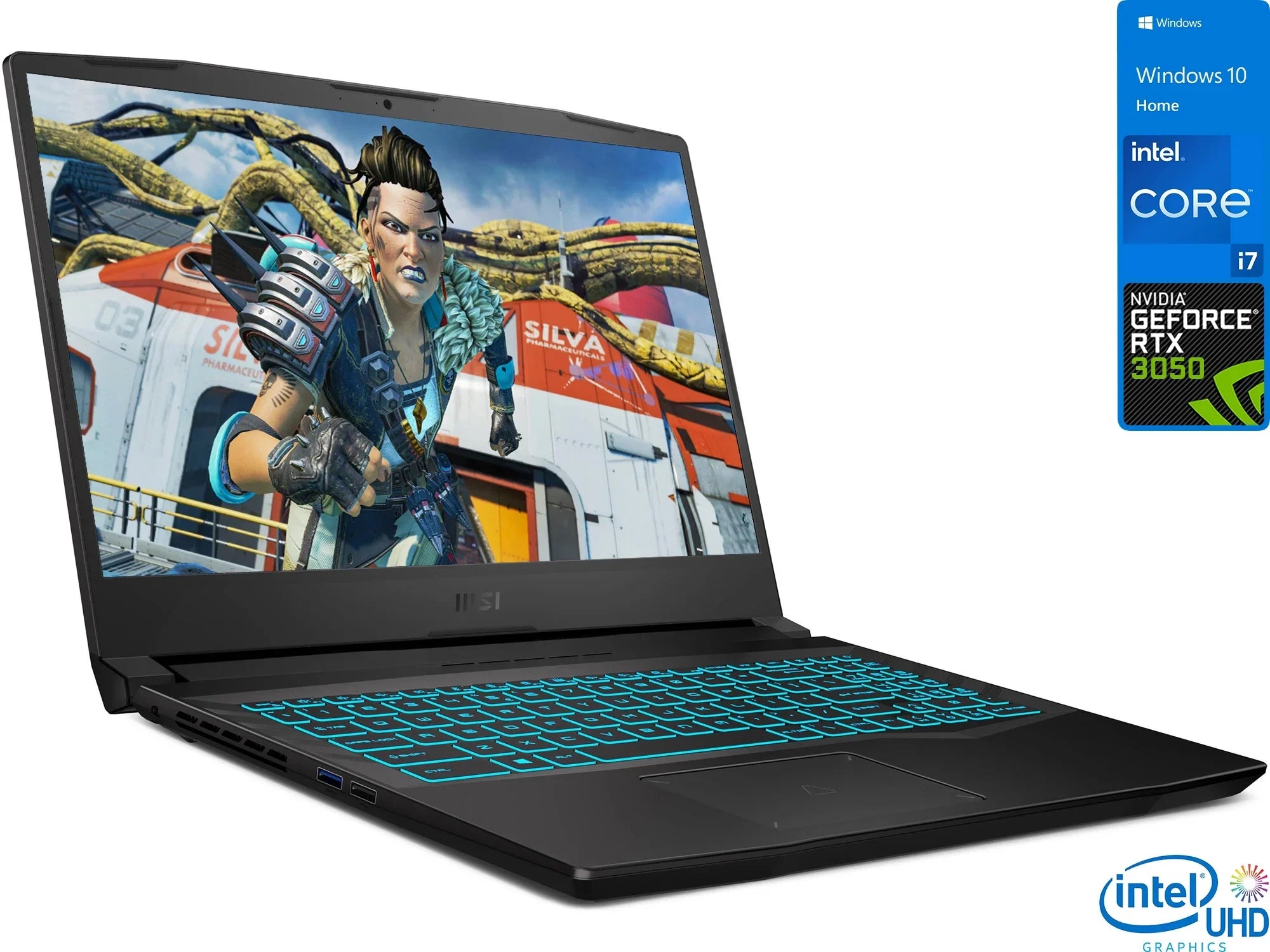 Home Wi-Fi, i7-11800H 15.6" Core Upto NVIDIA RTX HDMI, Intel 144Hz 32GB FHD 3050, Laptop, 10 2TB RAM, Gaming Display, SSD, GeForce NVMe 4.6GHz, MSI Bluetooth, Crosshair Windows