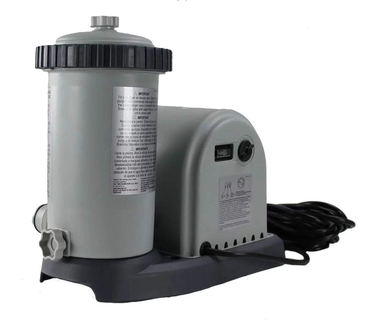 Pump Filter Maintenance Intex Intex Timer 1500 GPH with Pool Pool Kit & Swimming