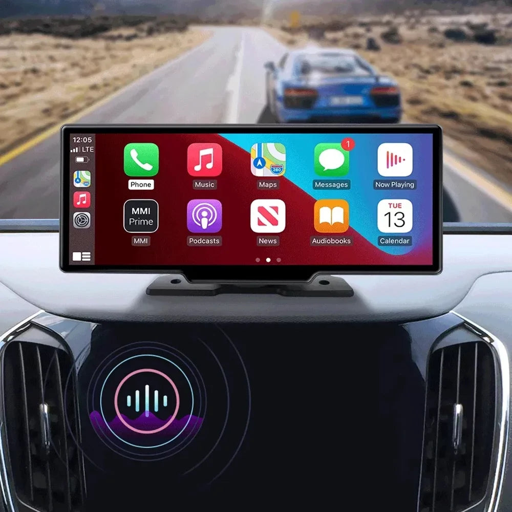 Masslatie Auto GPS Android Dashboard Front Dash Mirror Monitor camera DVR & Carplay Car DVRS,No 10.26 Cam Video Navigation Inch