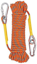 Parachute X Ice Outdoor Rope Climbing 50M(160ft) Static Climbing Rescue Rope XBEN Rope Escape Rock Climbing for Equipment Fire