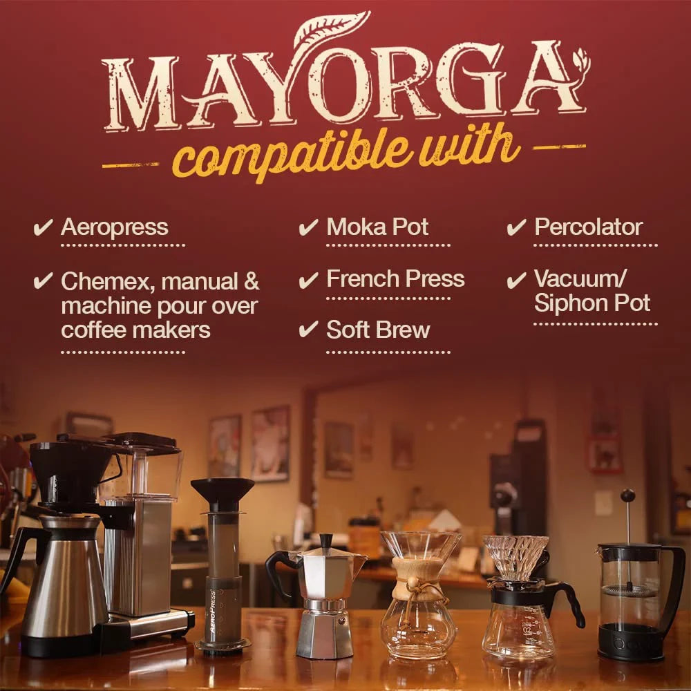 '- Coffee Flavor Macho Dark 100% Whole 2 Blend, - Arabica - Specialty Direct Coffee Grade, Intense Macho Roast Bold (Pack Non-GMO, - 2 lb Beans Muy Coffee, bag the Pound Trade World's Organic of 1) Muy Mayorga Strongest