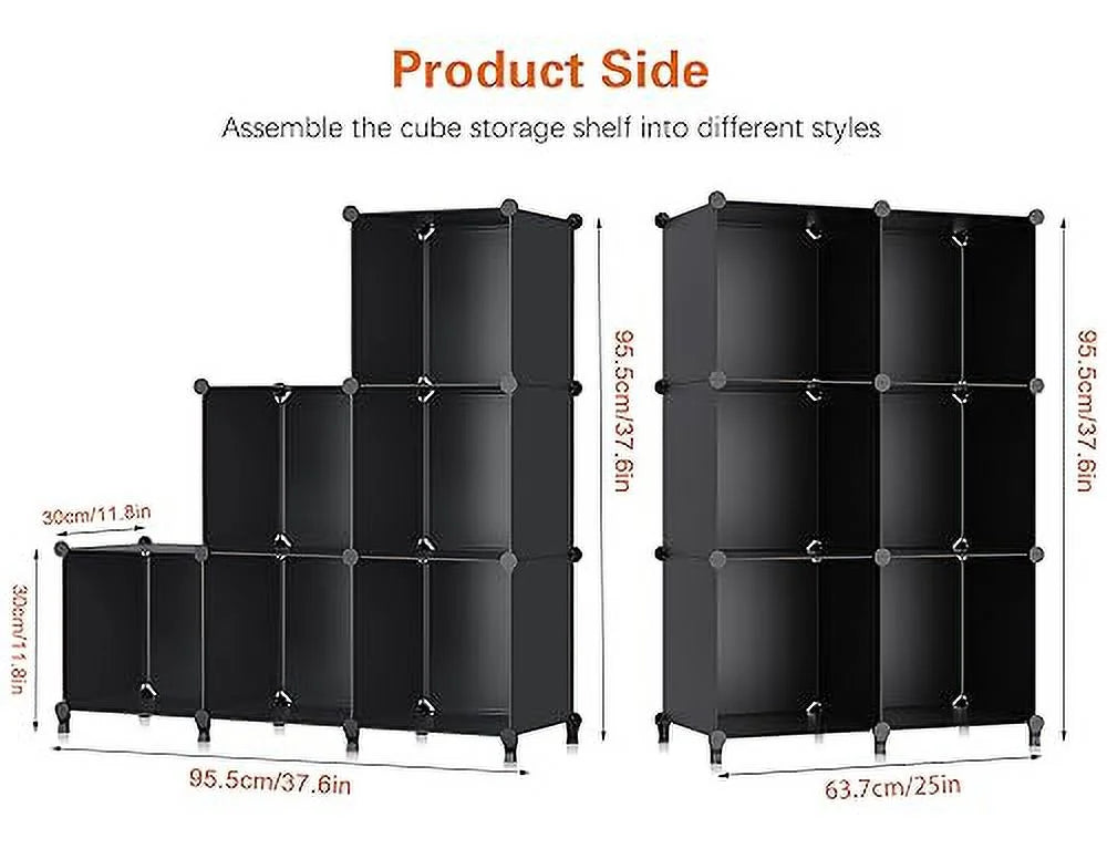 Organizer Shelf Storage Bookshelf,Storage for Bookcase Cubes 6-Cube Bedroom,Bathroom Kids,Closet, HOMIDEC Storage Cabinet Organizer Organizer, Cabinet Closet