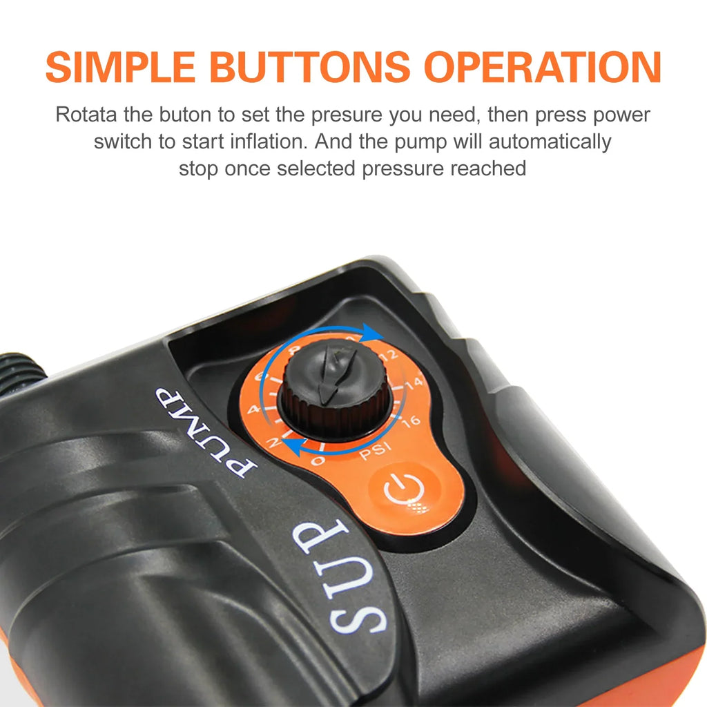 Anself for Inflatables Easy Nozzles 16 PSI Use Boats, Air with Pump 6 Electric and to
