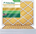 Furnace Filterbuy AC Pleated 11 (3-Pack) 20x25x2 MERV Air Filters HVAC