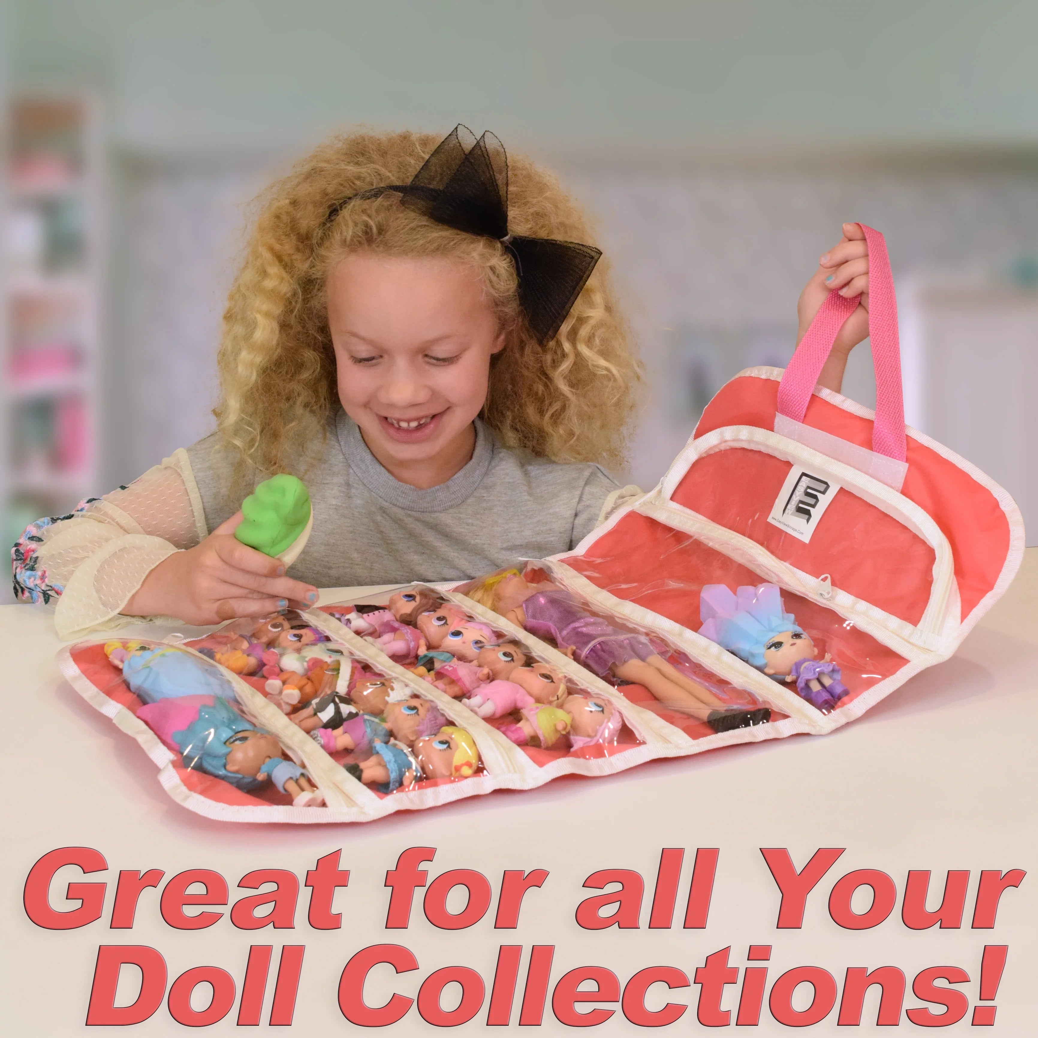 Compatible Bundle Organizer LOL (2-items) Case Storage Doll EASYVIEW Toy