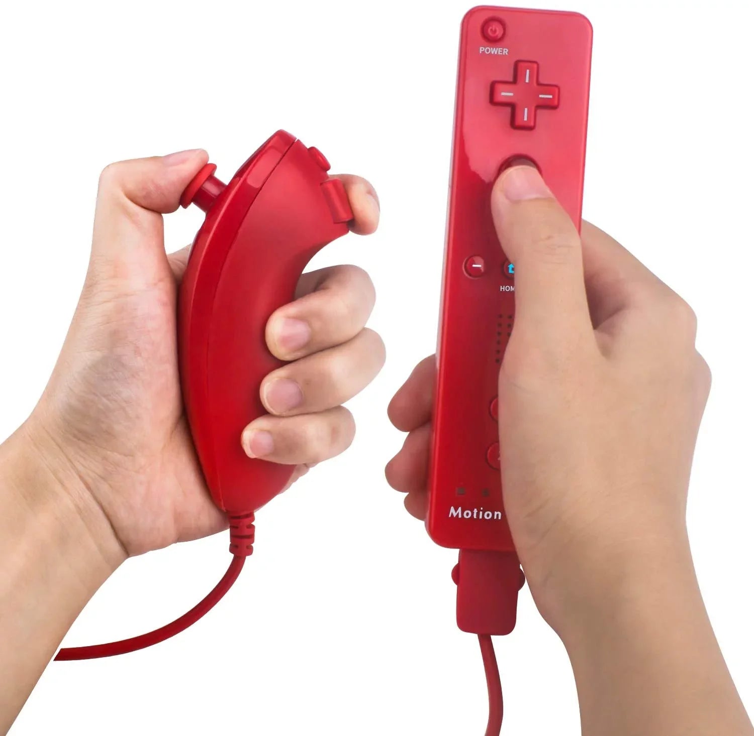 Cable Gaming Controller Gaming Bundle AXTION Like 2 Red + New With BOLT Nintendo Wii HDMI Black Console