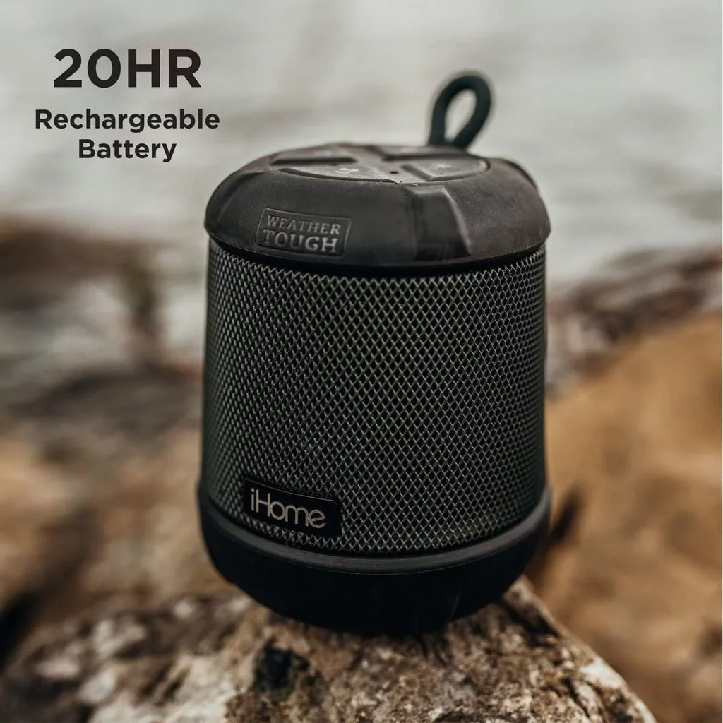 Speaker Bluetooth iHome with Portable Life 20HR Battery Waterproof