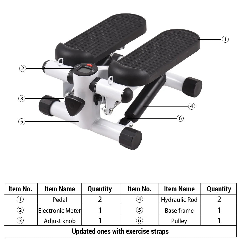 Home Capacity for with Anself Stepper Bands Weight Exercise 100kg LCD Resistance Display, Perfect