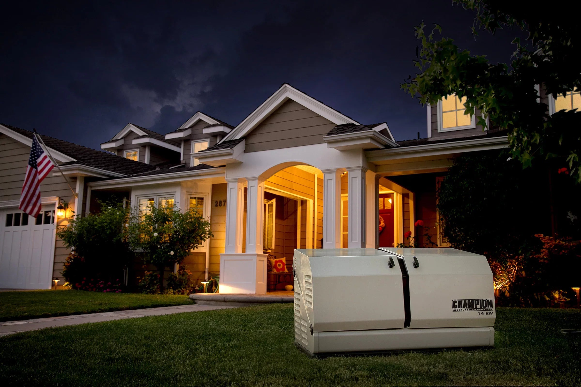 Generator Automatic Standby Transfer 200-Amp with 14-kW Switch Champion Demand Whole Control House with Home