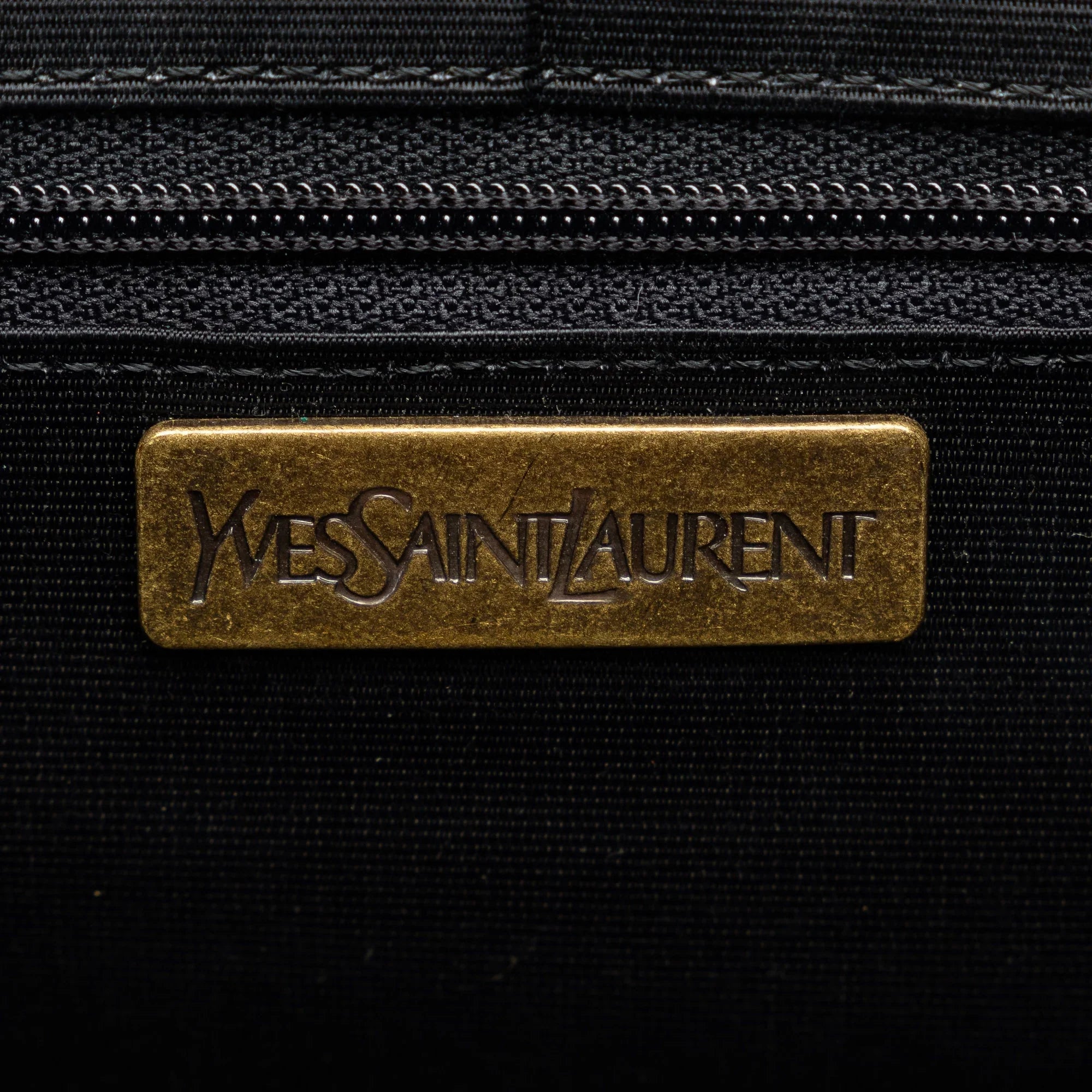 Authenticated Black Handbag Leather Yves Top HandleBag Saint (Good) Laurent Unisex Pre-Owned Calf