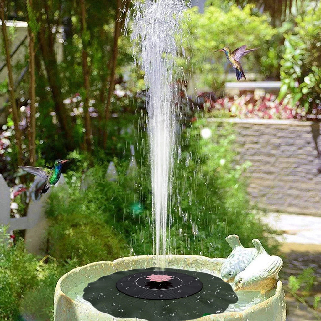 Imitation Fountains Garden Sprinkler Pond Motion For Swimming Solar Flower Pool Sun Controlled