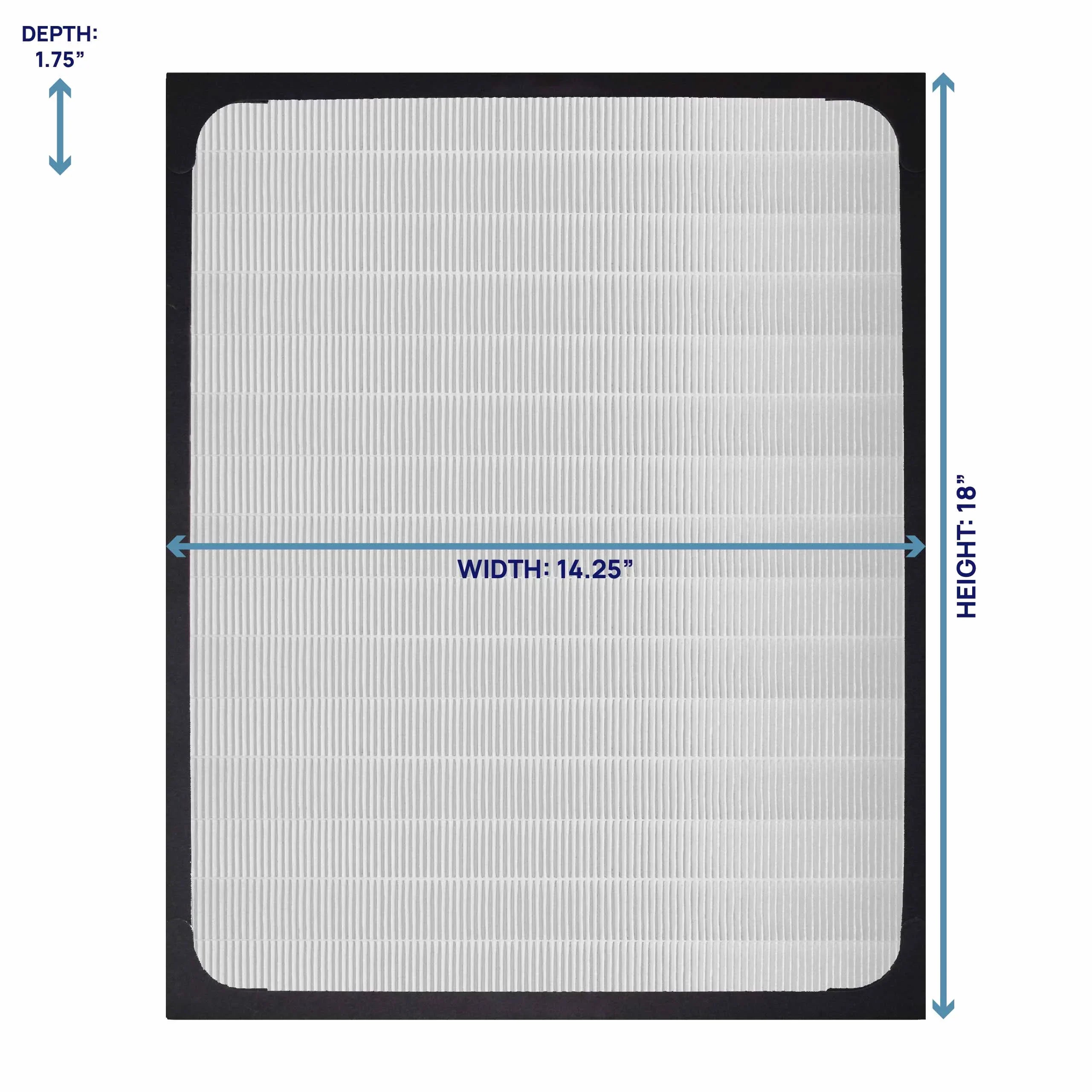 Particle Series Classic Replacement 280i, BA-200 Slim 200/300 Classic HEPA Filter For 203, BLUEAIR Filter Bros Compatible 205, 270E, With