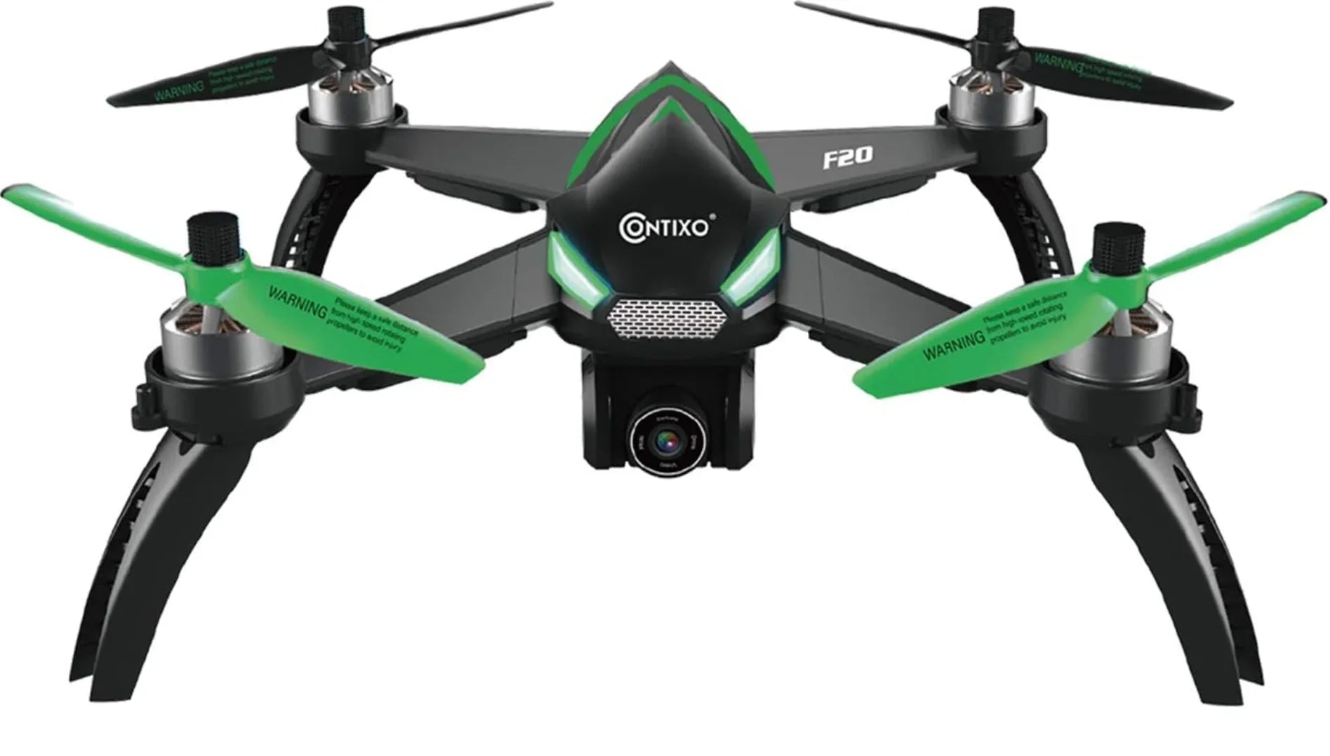 App Contixo - Open Box F20 Drone RC Quadcopter BLACK/GREEN Remote Controlled