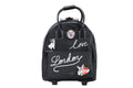 Baker Sheeaa Carry Ted London Black with Love Travel Bag On Patches Detail