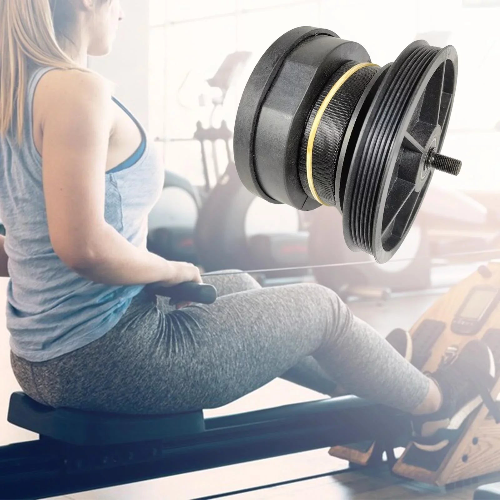 Resistance Rowing Damper Webbing Belt Rower Replacement System Machine