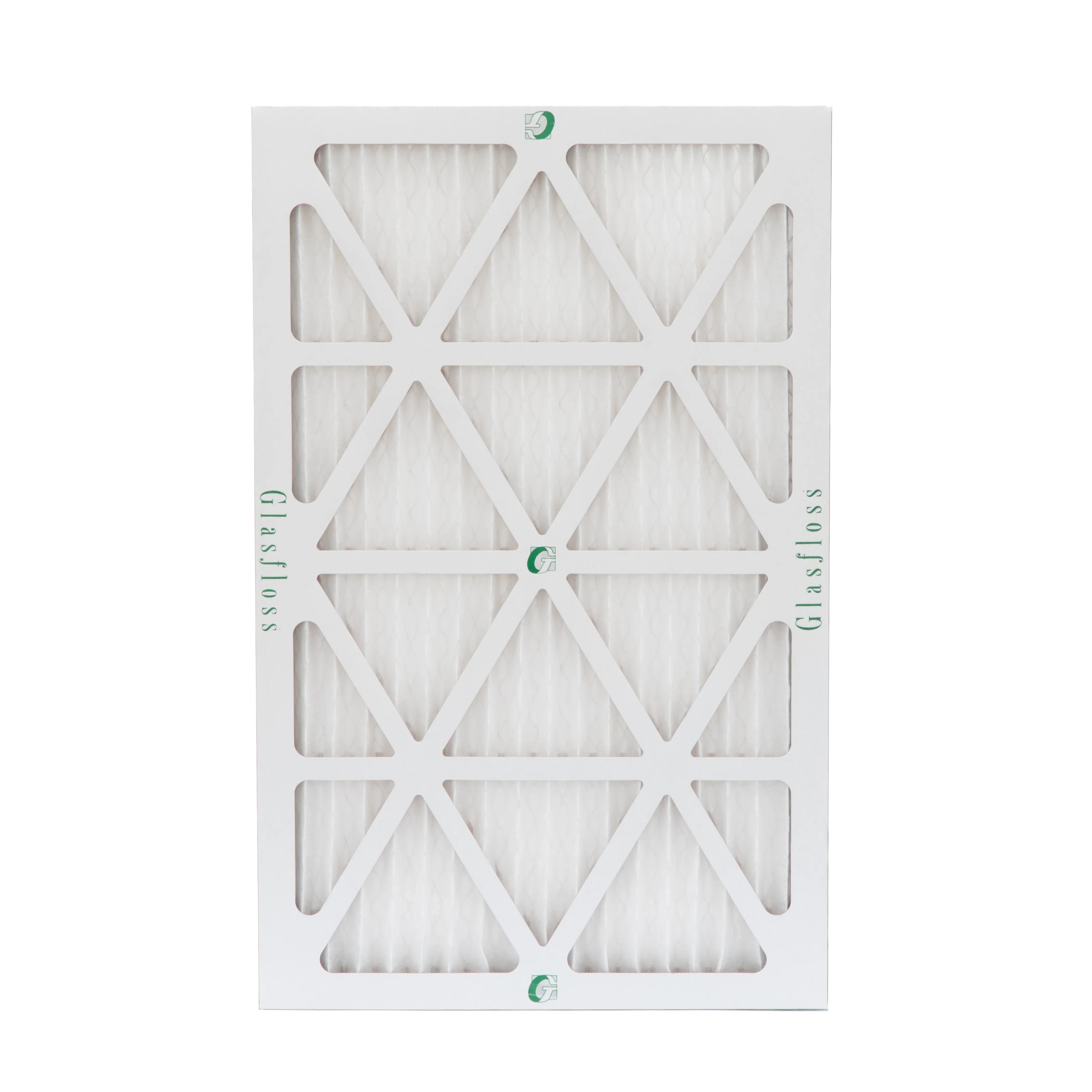 12 24-1/2 17-1/2 MERV Pack 7/8 10 x Actual x Size: Pleated Glasfloss. of Filters by 18x25x1 Air