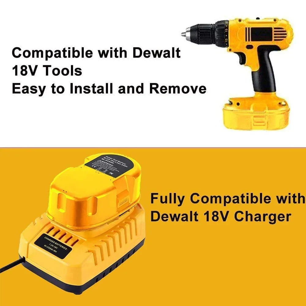 DW9099 18v DW9098 with Compatible DC9099 2Packs DC9096 Battery DC9096 XRP 4.0Ah Batteries DC9098 Dewalt